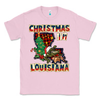 Bubblegum Pink christmas in louisiana Classic Tee - CowGirlArtShop