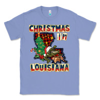 Colony Blue christmas in louisiana Classic Tee - CowGirlArtShop