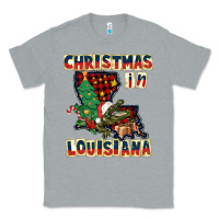 Heather Grey christmas in louisiana Classic Tee - CowGirlArtShop