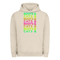 Pigment French Oak edm rave shirt  boots and cats gift Urban Hoodie - linhVisuals