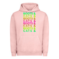 Pigment Salmon edm rave shirt  boots and cats gift Urban Hoodie - linhVisuals