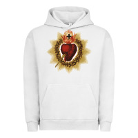 Pigment Lunar Rock sacred heart of jesus catholic devotion t shirt Urban Hoodie - linhVisuals