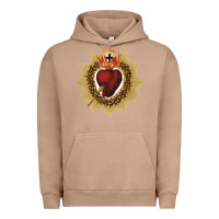 Pigment Burro sacred heart of jesus catholic devotion t shirt Urban Hoodie - linhVisuals