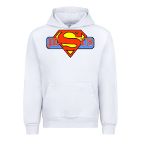 White tshirt my superhero is jesus, faith love god shirt t shirt Urban Hoodie - linhVisuals