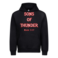 Black sons of thunder zebedee james and john mark 317 bible t shirt Urban Hoodie - linhVisuals