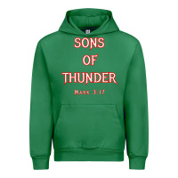 Emerald sons of thunder zebedee james and john mark 317 bible t shirt Urban Hoodie - linhVisuals