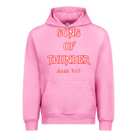 Fuchsia Pink sons of thunder zebedee james and john mark 317 bible t shirt Urban Hoodie - linhVisuals