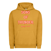 Pigment Peanut Butter sons of thunder zebedee james and john mark 317 bible t shirt Urban Hoodie - linhVisuals