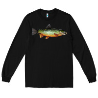 Black Greenback Cutthroat Trout Fish Long Sleeve Tee - RanaPortraitStore