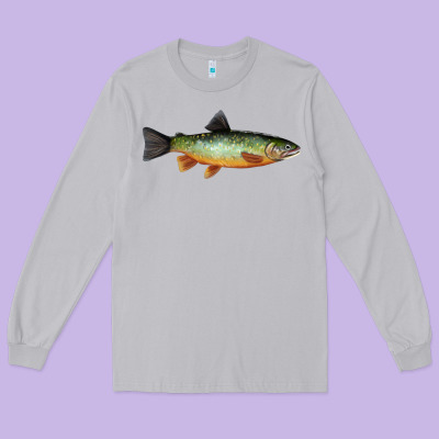 Greenback Cutthroat Trout Fish Long Sleeve Tee Designed By Ranaportraitstore