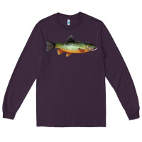 Plum Greenback Cutthroat Trout Fish Long Sleeve Tee - RanaPortraitStore