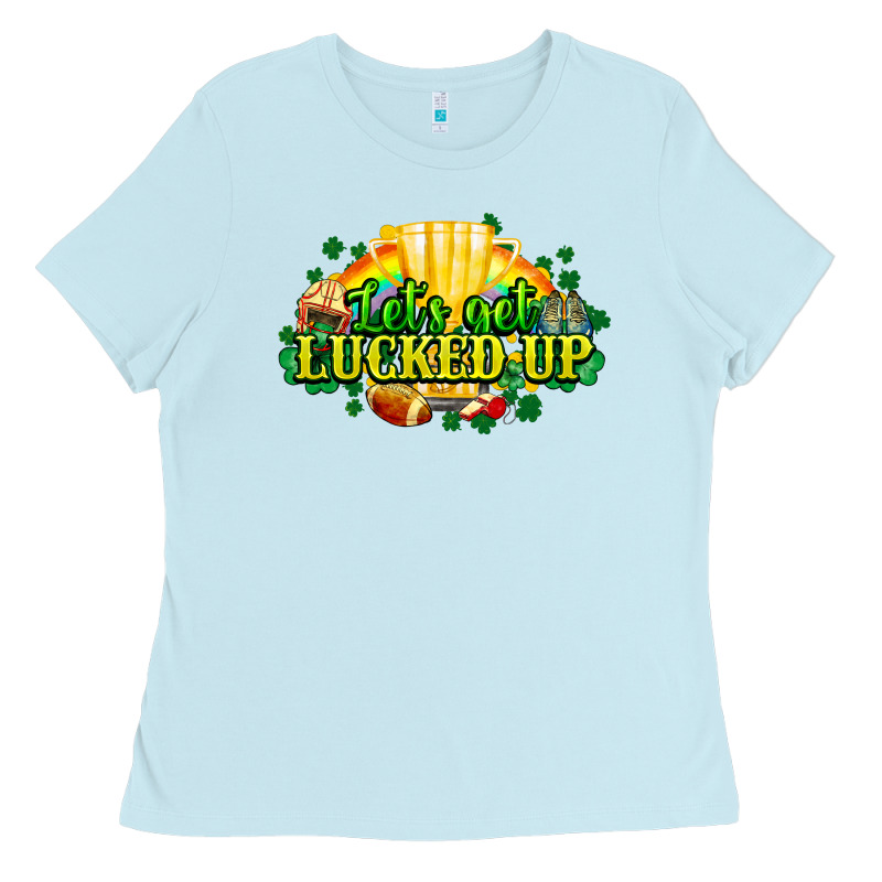 St. Patrick's Day American Football Ladies Tee by HowdyJamesFarm | Teevron