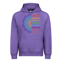 Tulip kindeness In A World Where You Can Be Anything Choose Kind Kindness Urban Hoodie - linhVisuals