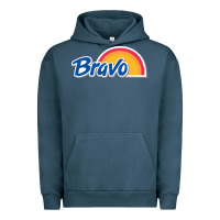 Pigment Midnight Navy Bravo Supermarket Urban Hoodie - linhVisuals