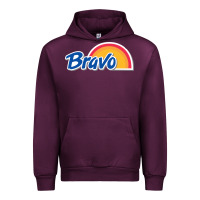 Mauve Wine Bravo Supermarket Urban Hoodie - linhVisuals