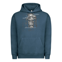 Pigment Midnight Navy the shroud of turin holy face of jesus t shirt Urban Hoodie - linhVisuals