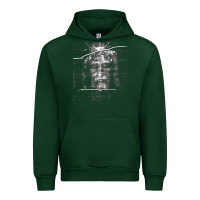 Forest Green the shroud of turin holy face of jesus t shirt Urban Hoodie - linhVisuals