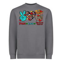 Storm peace love dia de los muertos Heavyweight Sweatshirt - AdoDesignShop