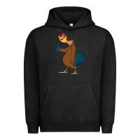 Pigment Black Chicken Joe is a Vibe Urban Hoodie - linhVisuals