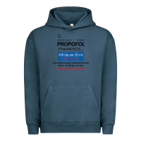 Pigment Midnight Navy funny anesthesia anesthesiologist crna nurse t shirt Urban Hoodie - linhVisuals