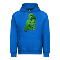 Cobalt funny cannabis & cat lover marijuana weed smoker art t shirt Urban Hoodie - linhVisuals
