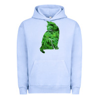 Pigment Grape Ice funny cannabis & cat lover marijuana weed smoker art t shirt Urban Hoodie - linhVisuals