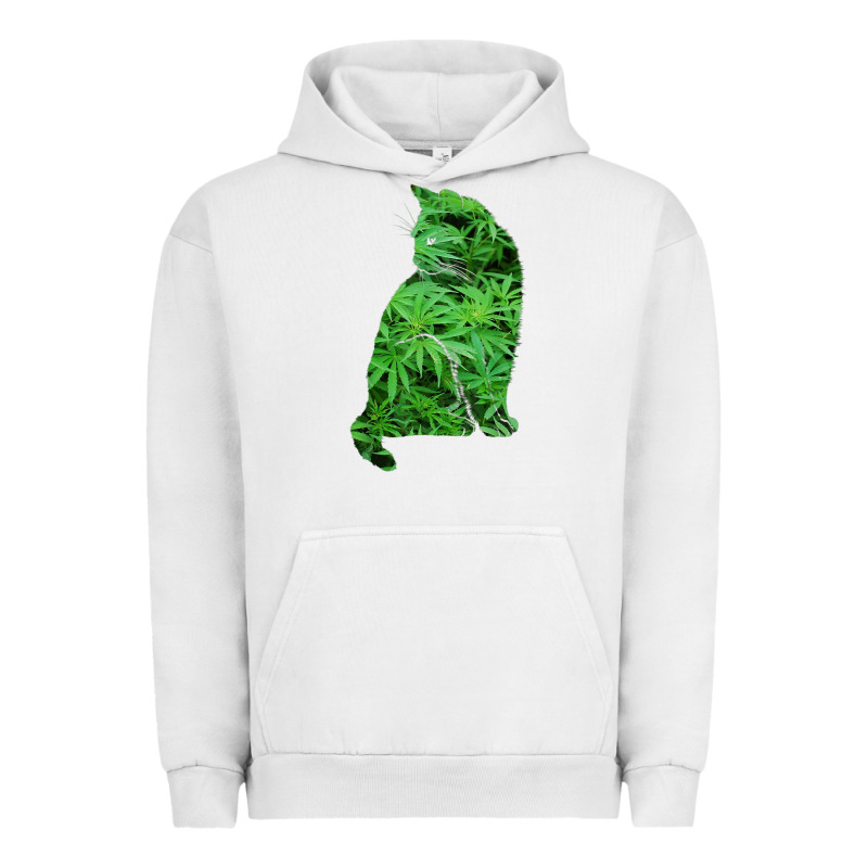 Funny Cannabis & Cat Lover Marijuana Weed Smoker Art T Shirt Urban Hoodie by linhVisuals | Teevron