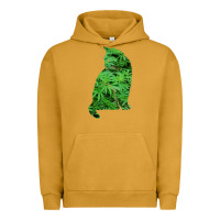 Pigment Peanut Butter funny cannabis & cat lover marijuana weed smoker art t shirt Urban Hoodie - linhVisuals