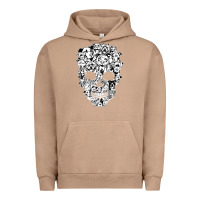 Pigment Burro funny pitbull skull dog skeleton halloween t shirt Urban Hoodie - linhVisuals