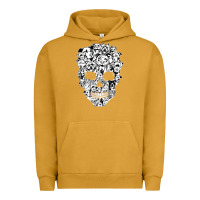 Pigment Peanut Butter funny pitbull skull dog skeleton halloween t shirt Urban Hoodie - linhVisuals
