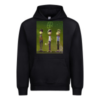 Black ajr green Urban Hoodie - linhVisuals