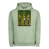 Pigment Oil Green ajr green Urban Hoodie - linhVisuals