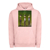 Pigment Salmon ajr green Urban Hoodie - linhVisuals