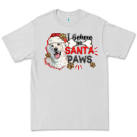 Dove Grey i believe in santa paws Premium Tee - CowGirlArtShop