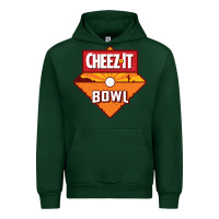 Forest Green cheez it, game Urban Hoodie - linhVisuals