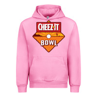 Fuchsia Pink cheez it, game Urban Hoodie - linhVisuals