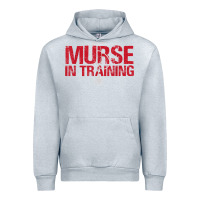 Heather Grey funny male nurse murse in training t shirt Urban Hoodie - linhVisuals