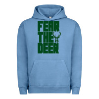 Pigment Pebble Blue bucks basket ball Urban Hoodie - linhVisuals