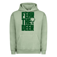 Pigment Oil Green bucks basket ball Urban Hoodie - linhVisuals