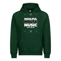 Forest Green soulful house music deep house edm premium t shirt Urban Hoodie - linhVisuals