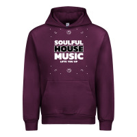 Mauve Wine soulful house music deep house edm premium t shirt Urban Hoodie - linhVisuals