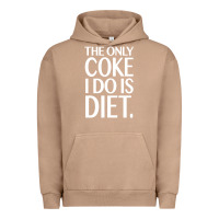 Pigment Burro the only coke i do is diet Urban Hoodie - linhVisuals