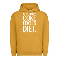 Pigment Peanut Butter the only coke i do is diet Urban Hoodie - linhVisuals