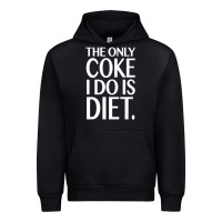 Black the only coke i do is diet Urban Hoodie - linhVisuals