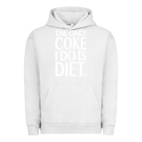 Pigment Lunar Rock the only coke i do is diet Urban Hoodie - linhVisuals