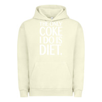 Pigment Pistachio the only coke i do is diet Urban Hoodie - linhVisuals