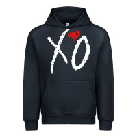 Navy xo Urban Hoodie - linhVisuals