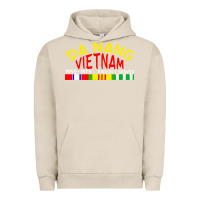 Pigment French Oak da nang vietnam war veteran military Urban Hoodie - linhVisuals