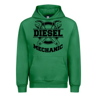 Emerald diesel mechanic Urban Hoodie - linhVisuals