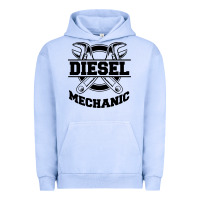 Pigment Grape Ice diesel mechanic Urban Hoodie - linhVisuals